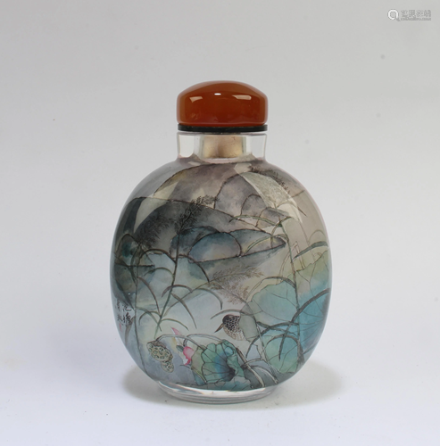 Chinese Peking Glass Snuff Bottle