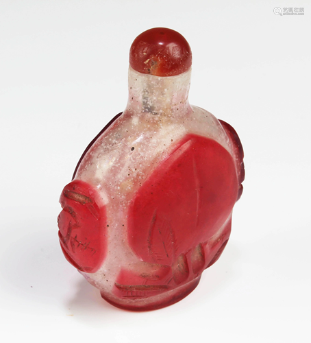 Chinese Peking Glass Snuff Bottle