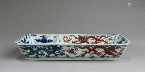 Chinese Porcelain Fruit Platter