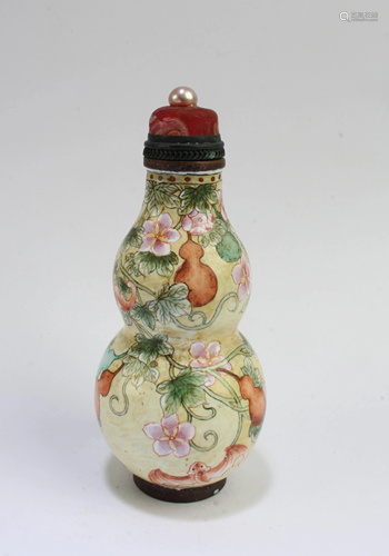 An Enamel Snuff Bottle