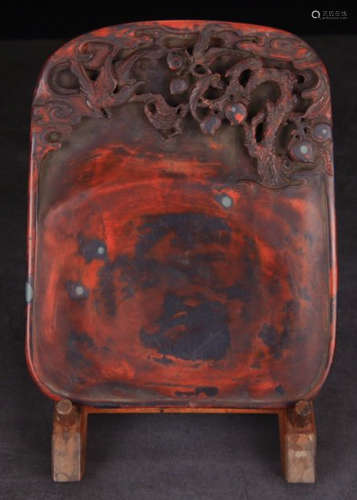 DUAN STONE CARVED INK SLAB WITH MARK