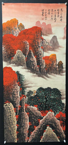 LIKERAN MARK LANDSCAPE VERTICAL AXIS PAINTING