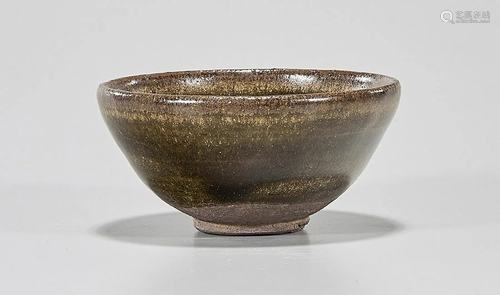 Chinese Brown Glazed Ceramic Tea Bowl