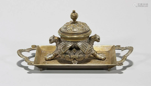 Vintage Urn-Form Inkwell