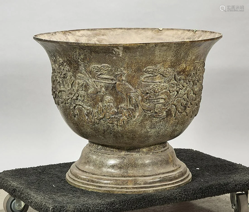 Chinese Bronze Jardiniere