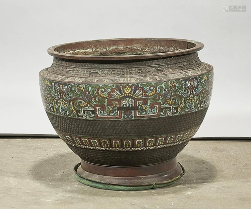 Chinese Cloisonne Jardiniere