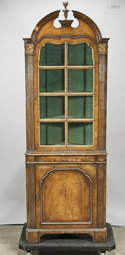 Antique European Corner Cabinet