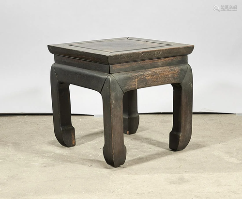 Small Chinese Hard Wood Side Table