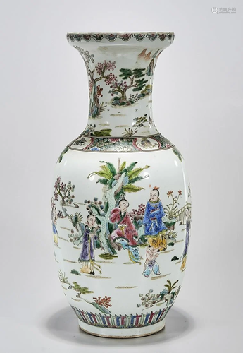 Chinese Enameled Porcelain Vase