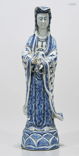 Chinese Blue and White Porcelain Guanyin