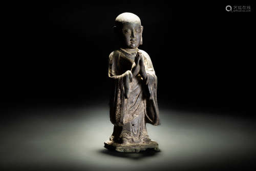 明 古銅造 地蔵菩薩像 佛像