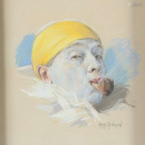 Armand HENRION (Liège, 1875 1958). Portrait de Pi…