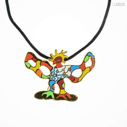 Niki de SAINT PHALLE (1930 2001) Oiseau Pendentif …