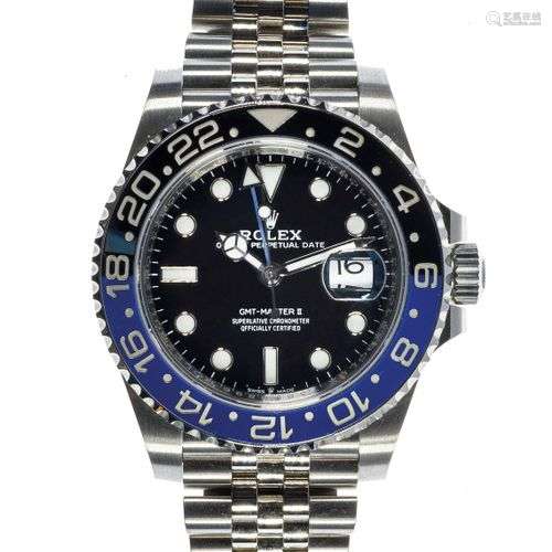 ROLEX “GMT Master II dite Batman” Montre bracelet …