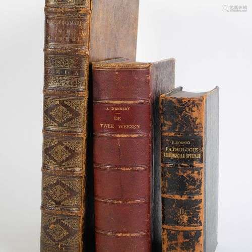 Lot with 3 old books