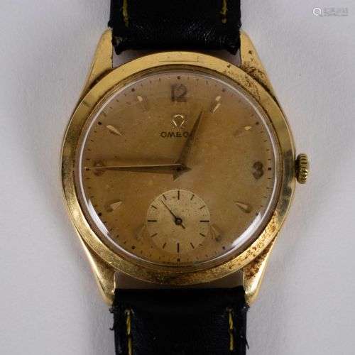 Gold Omega watch