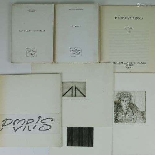 Lot bibliophile editions and folder