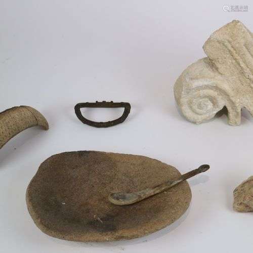Lot of archaeological finds ornament