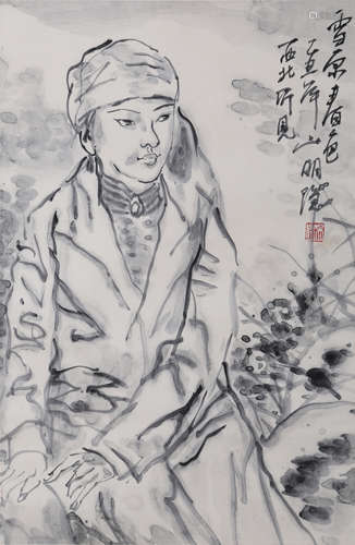 雪原春色 吴山明