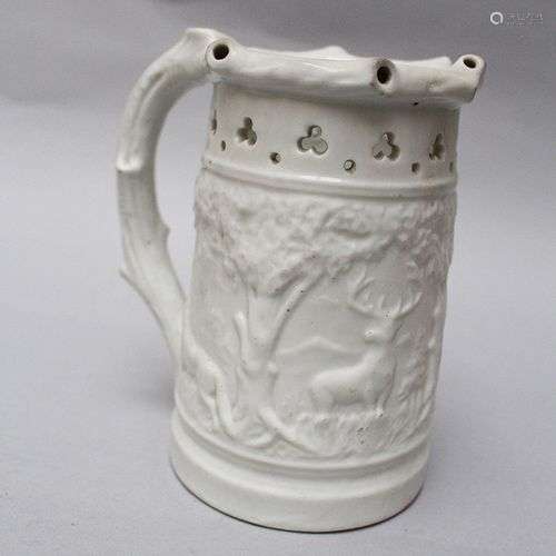 Porcelain beaker , decorated white glazed 19th Cen…