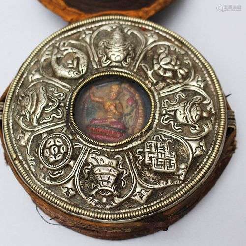 Tibet Pilgrim , Sanctuary, metal glass and textile…