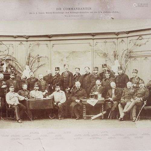 Photo,military commanders of the Austrian educatio…