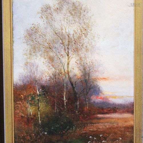 G.Titz , Landscape, oil on canvas, signed, famed. …