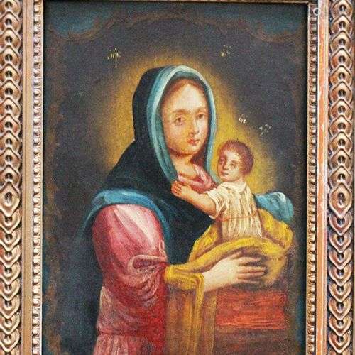 Italian Artist 18th Century , Maria with child , o…