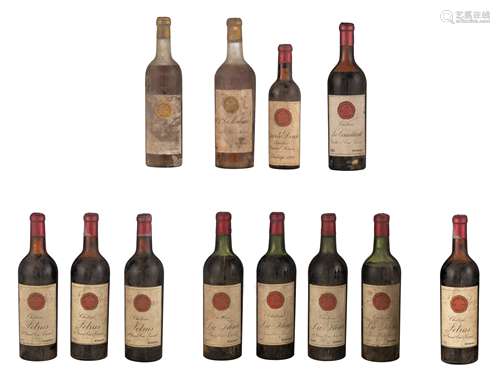 A series of J. Vandermeulen - DecanniŠre (Ostend - Belgium) bottled wines (standard size): 3 bottles