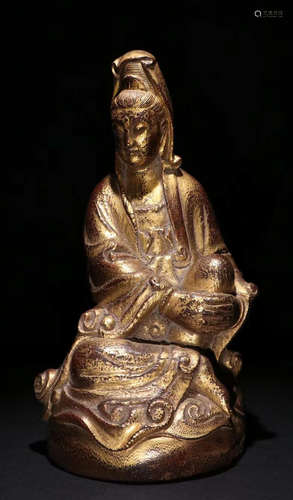 BAMBOO GUANYIN BUDDHA STATUE