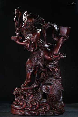 CHENXIANG WOOD FIGURE STATUE