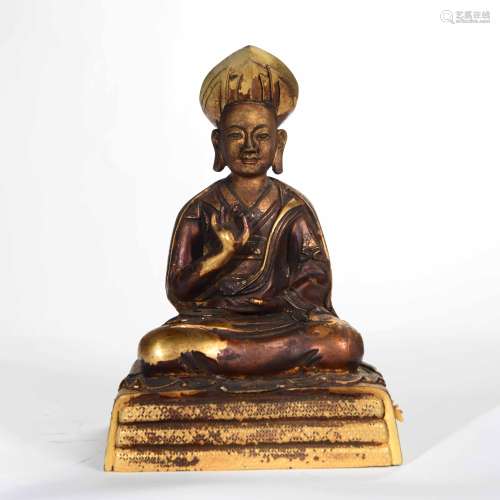 A Gilding Copper Buddha Statue