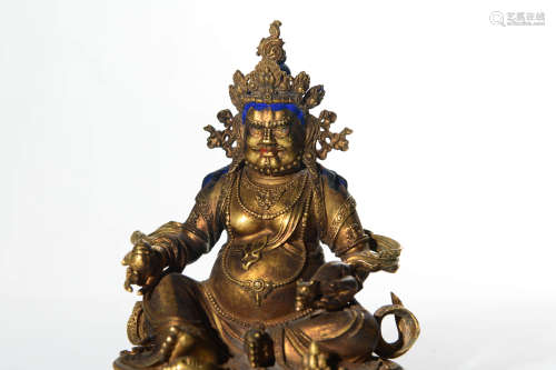 A Gilding Copper Buddha Statue