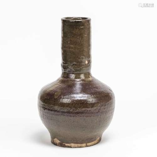 A Brown Glazed Porcelain Vase