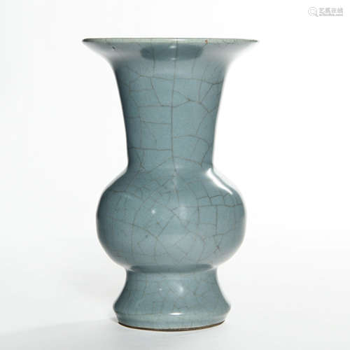 A Guan Typed Glazed  Yenyen Vase