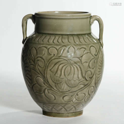 A Moulded Yaozhou Jar