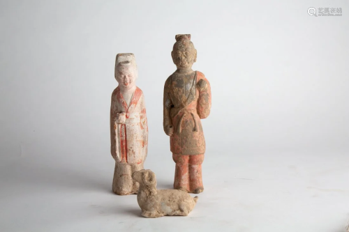 RARE Antique Chinese Urns/Figurines Pre-1800