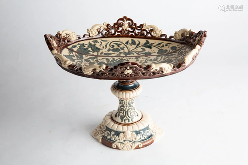 English Majolica Centerpiece