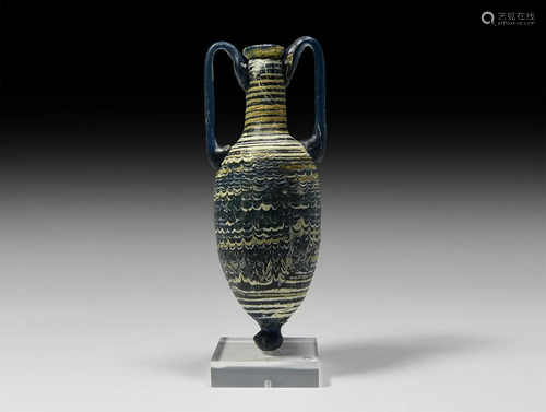 Large Hellenistic Core-Formed Amphoriskos