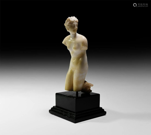 Roman Alabaster Statue of Venus