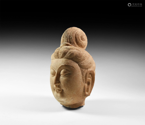 Chinese Sui Head of Bodhisattva