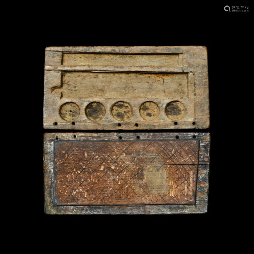Roman Scribe's Wax Tablet and Pen Box