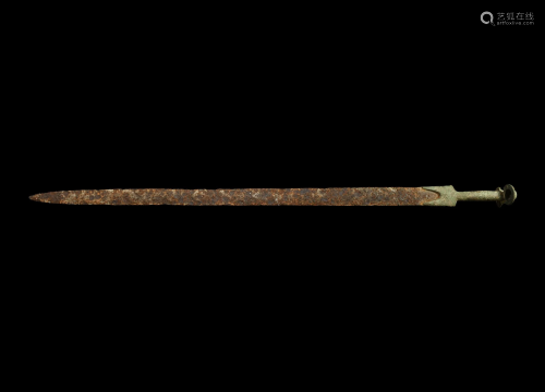 Luristan Sword with Bronze Hilt