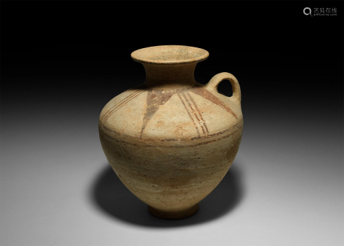 Holy Land Bichrome Vase