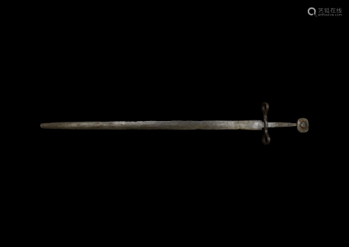 Medieval Schiavonesca Type Sword