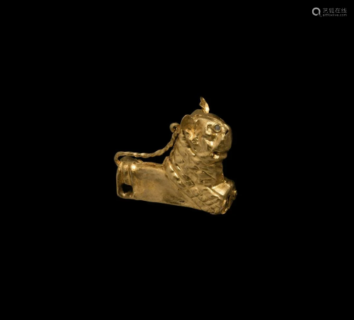 Scythian Gold Lion Mount