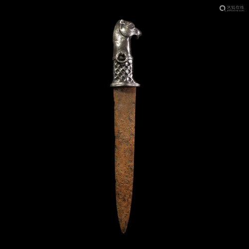 Achaemenid Silver Hilted Dagger