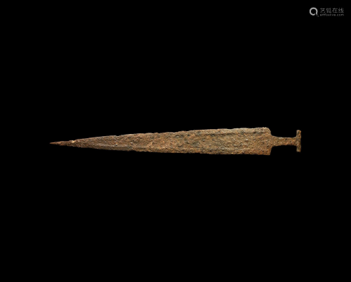 Scythian Akinakes Sword with Wide Blade
