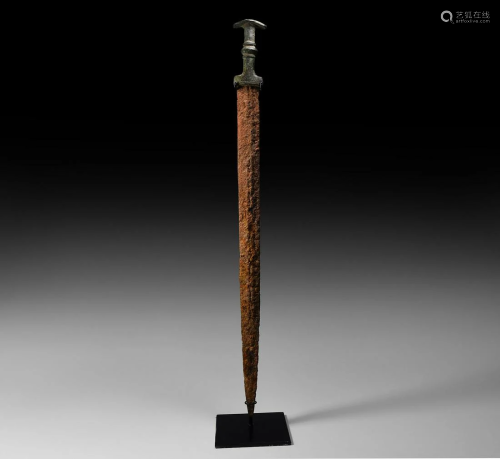 Luristan Sword with Bronze Hilt