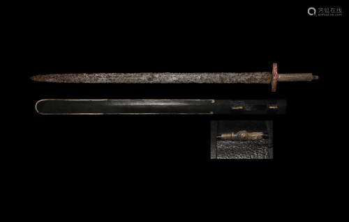 Sword with Almandine Garnet Guard